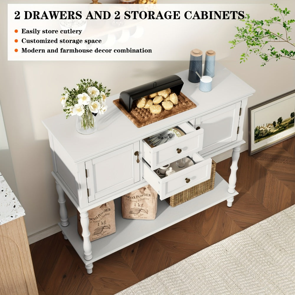 Console Table with Multiple Color Options for Work, Display, and Everyday Use in Entryway detail image - detail view 7