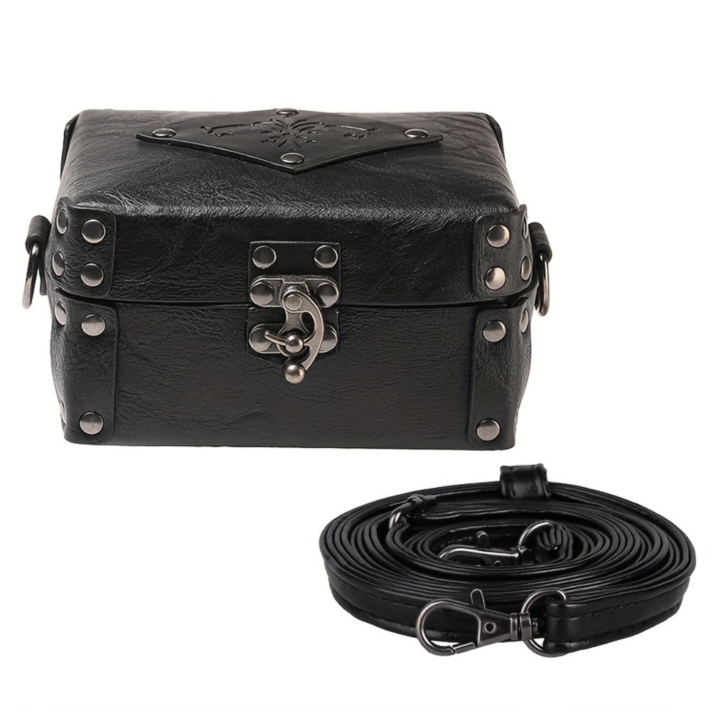Costume Accessories - Alchemist Bag Medieval Vintage Messenger Bag with 12 Cork Potion Bottles - product detail view 5