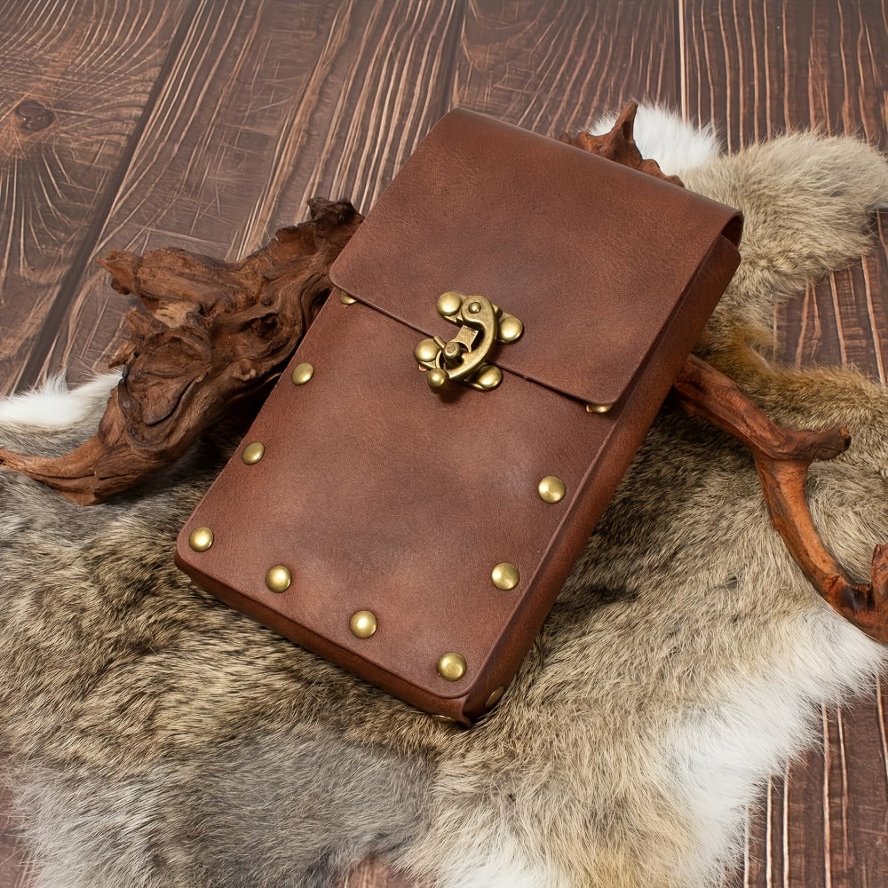 Costume Accessories - Renaissance Belt Set 3Pcs - Medieval Belt Pouch Coin Purse & Skirt - product detail view 7