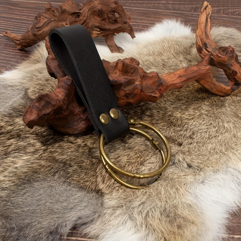 Costume Accessories - Renaissance Belt Set 3Pcs - Medieval Belt Pouch Coin Purse & Skirt - product detail view 11