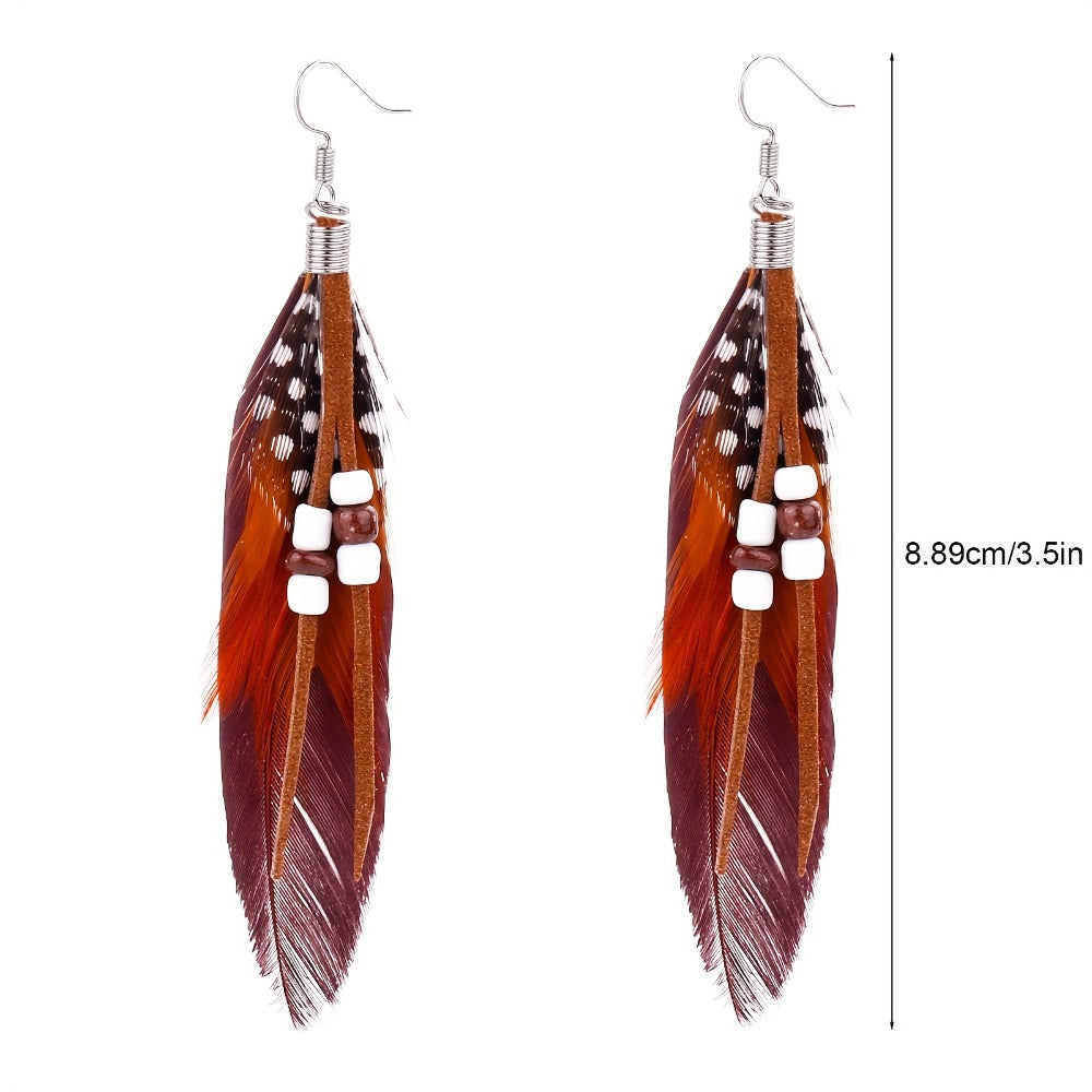 Costume & Clothing - Fringe Vest for Women 60s 70s Bohemian Hippie Cowgirl Top Brown Retro - product detail view 9