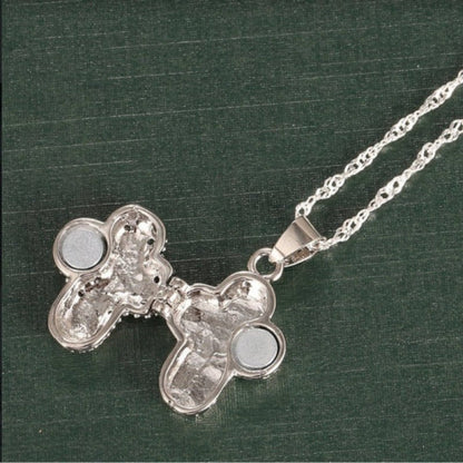Cross Necklace - Pendant for Women Vintage Bohemian Religious Statement Layered Chain - product detail view 7