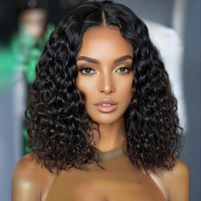 Curly Wig - Brazilian Short 14 Inch No Glue Soft Breathable Synthetic Hair , Naturally - product detail view 9