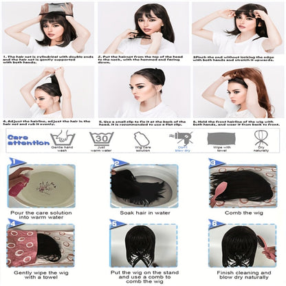 Curly Wig - Long Costume Gradient Black to Gray Heat-Resistant Synthetic Fiber Natural - product detail view 2