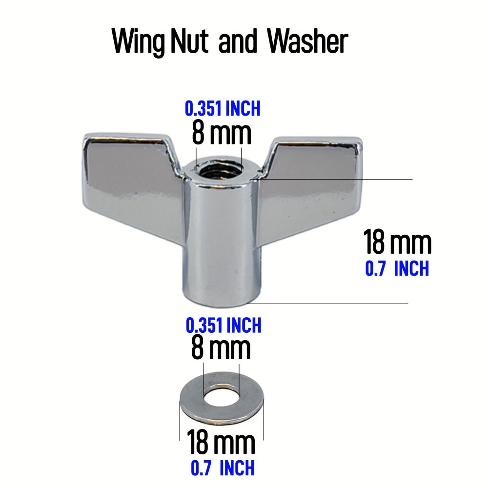 Cymbal Hardware Kit, 21pcs, Set, Standard for Maintaining And Mounting Drum Set Cymbals detail image - detail view 3