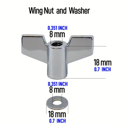 Cymbal Hardware Kit, 21pcs, Set, Standard for Maintaining And Mounting Drum Set Cymbals detail image - detail view 3