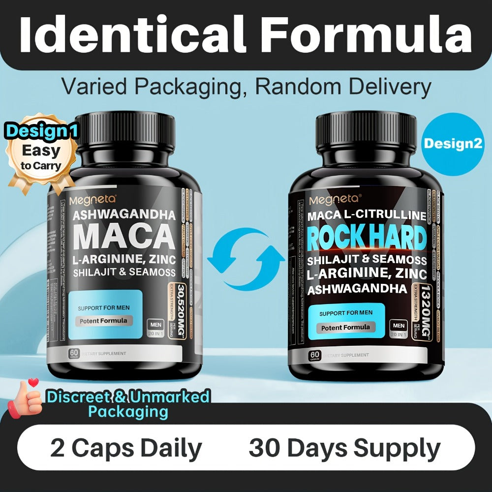 Megneta Formula Capsule Supplement, 60-Count Bottles in One-, Two- or Three-Bottle Package Options