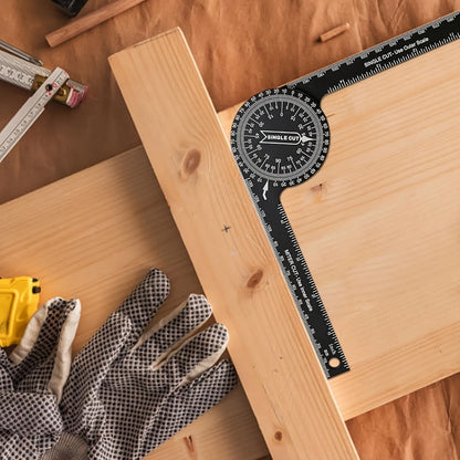 Miter Saw Protractor 7 Inch Aluminum 2-in-1 Professional Angle Finder CNC Machined Precision for Entryways, Bedrooms and Living Spaces