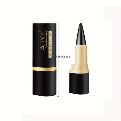 Waterproof Eyeliner Pencil 5 Pack Matte Black Smudge-Proof Cream Formula, for Makeup, Travel and Everyday Vanity Use