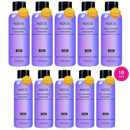Odorless Acrylic Liquid Monomer Bulk Pack for Home and Salon Manicures, with the Listed Configuration