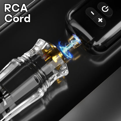Tattoo Machine Kit POSEIDON PS090-161 Wireless Rotary Pen with 1400mAh Battery, Display, 10 Cartridges and 6 Inks