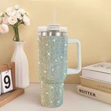 40oz Silver Diamond Cup