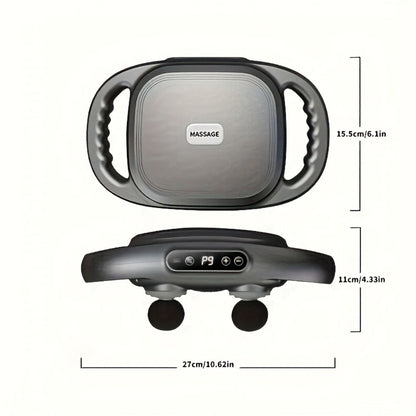 Massage Gun 12 Heads Deep Tissue Percussion Massager Set for Back Neck Shoulders Legs Foot Pain Quiet Handheld Electric Body Massager