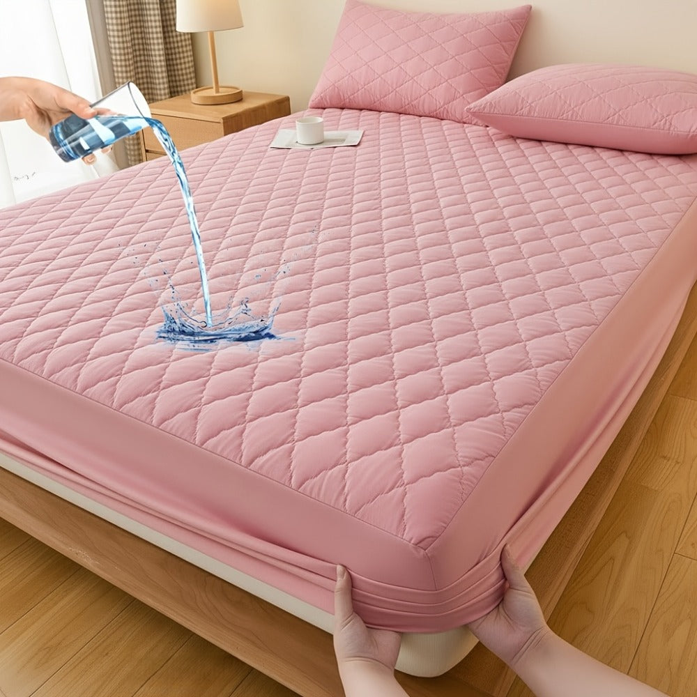 Mattress Protector Cover Soft Breathable Cooling Fitted Sheet Twin Full Queen King Deep Pocket Machine Washable Bed Cover for Home Hotel