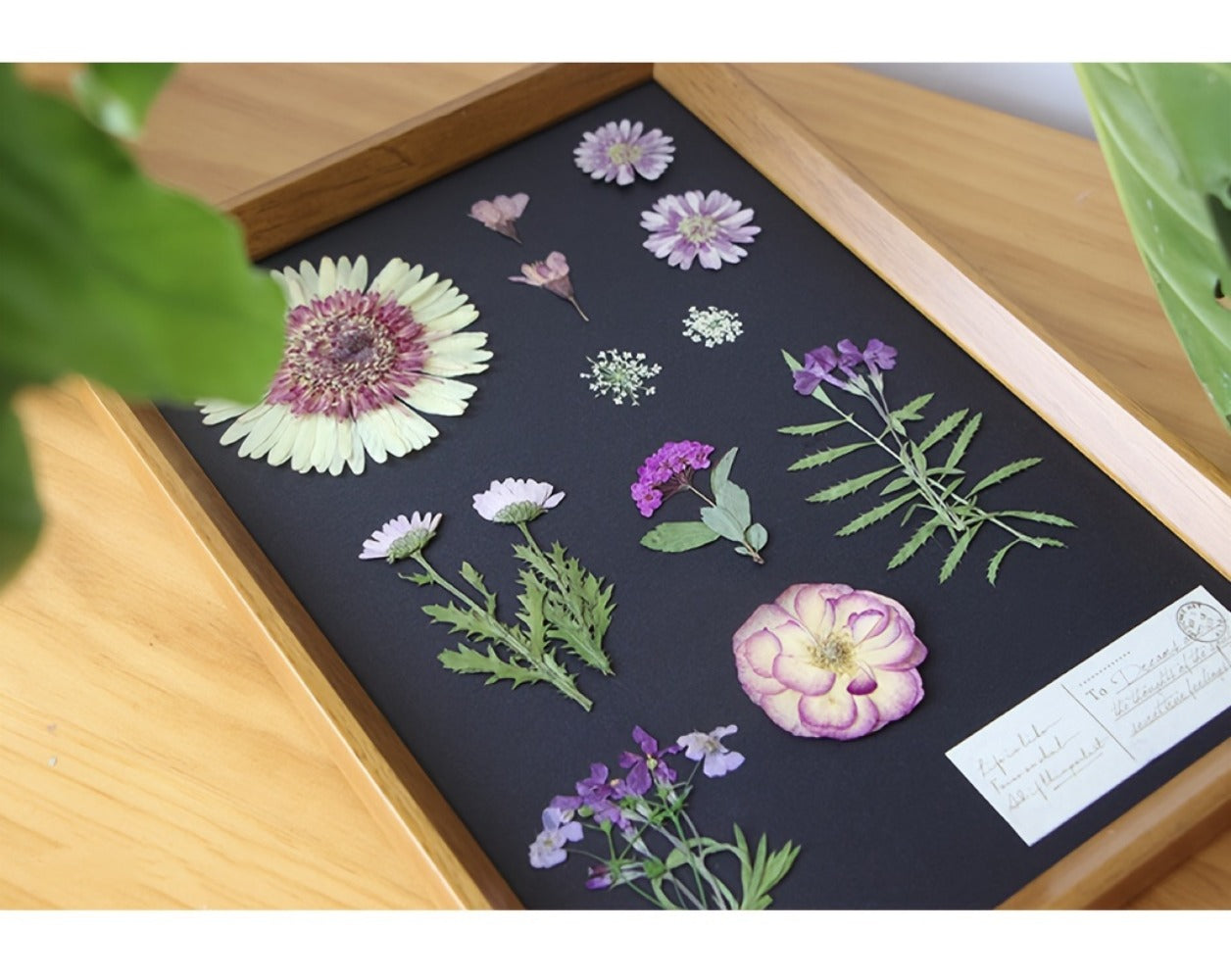 Dried Pressed Flowers for Resin 60pcs Real Pressed Flowers Dry Leaves Bulk Natural Herbs Kit for Scrapbooking DIY Art Crafts