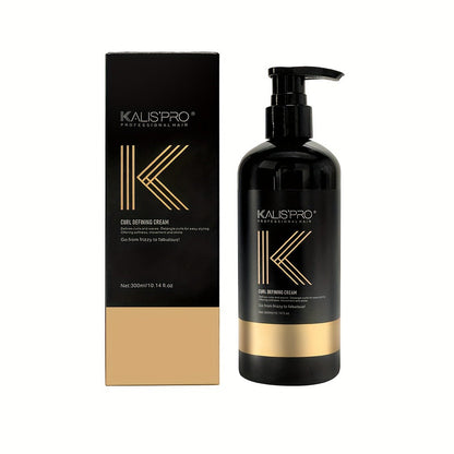 Men's Curl Cream Sulfate-Free 10.14oz – Frizz Control Styling Cream for Wavy & Curly Hair | Controlled Hold