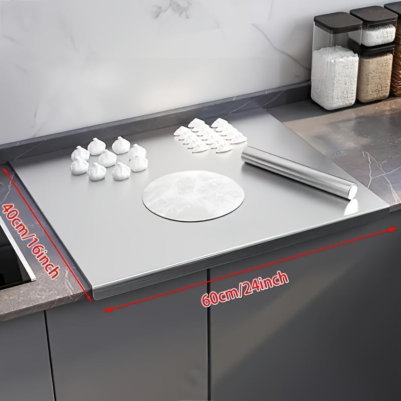 Chopping Board, Stainless Steel Cutting Board Extra Large, Heavy Duty Kitchen Chopping Board for Meat Vegetables Dough