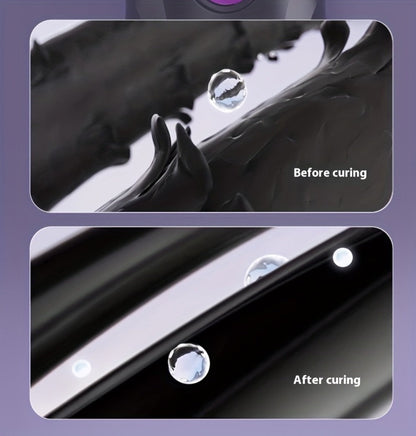 Wireless Hair Straightener Comb - Portable Cordless Straightening Brush with 3-Min Fast Heat, 3 Temp Settings 170-190°C