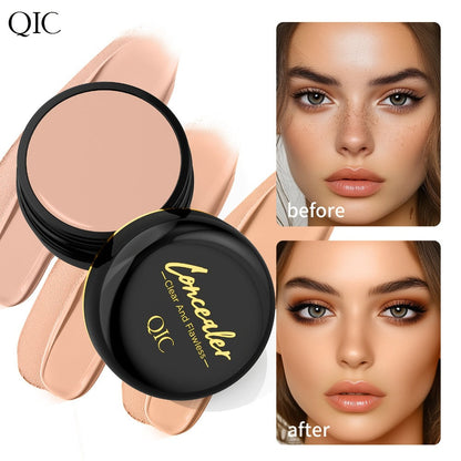 Concealer Cream Set 2pcs Full Coverage – Waterproof Matte Finish, Plant-Based Squalane, Buildable Coverage for Dark Spots