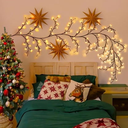 Fairy Lights with Remote, 96-LED Bendable Willow Branch Fairy Lights with USB Power, Remote Control and Eight Indoor Modes