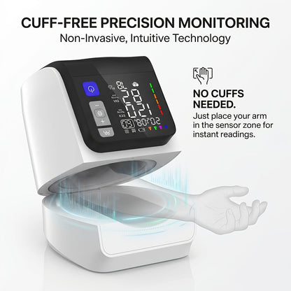 Blood Pressure Monitor Upper Arm - Digital BP Machine, Large Display, 2-4 User Memory 199 Readings