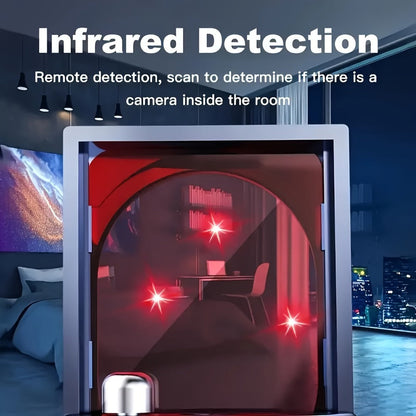 Hidden Camera Detector Anti-Spy RF Signal Scanner, GPS Tracker Finder, Wireless Bug Detector, Portable Protection for Hotels