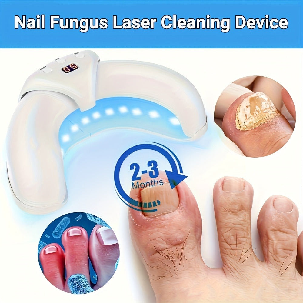 Nail Fungus Treatment Device, FDA Cleared Light Therapy for Toenails & Fingernails for Home and Salon Manicures
