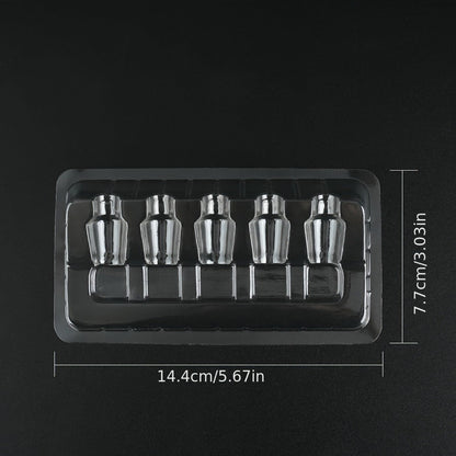 Disposable Tattoo Needle Holders 50Pcs Sterile Single-Use Grip Tubes for Professional for Temporary Body Art, Festivals and Costumes