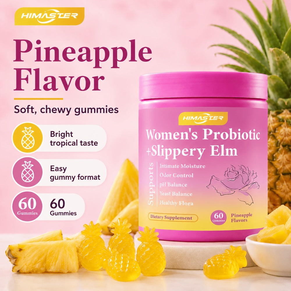 Women's Probiotic Gummies 60-Count for Vaginal Health pH Balance Feminine Wellness Gut Health & Immune Support