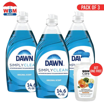 Dawn Ultra Dish Soap Liquid Dishwashing Detergent 14.6oz, Original Scent, Concentrated Grease-Cutting Formula