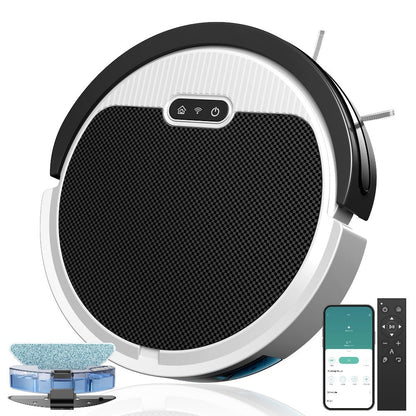 Robot Vacuum Cleaner Mop Combo 5000Pa Max Suction 2-in-1 with App & Voice Control - Scheduled Cleaning
