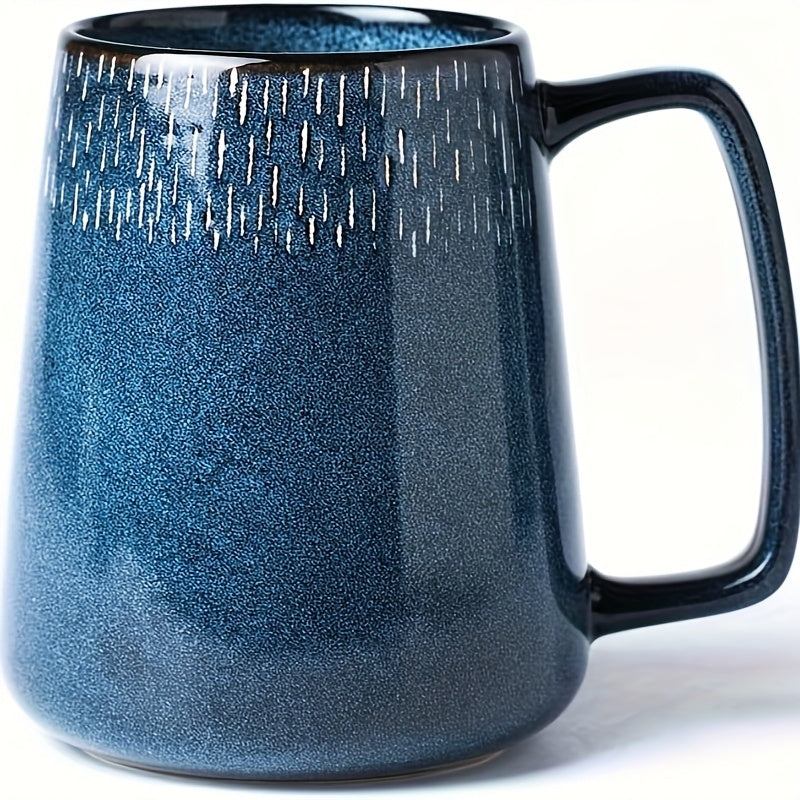 Large Ceramic Coffee Mug 24oz with Big Handle, Microwave & Extra Large Tea Cup for Entryways, Bedrooms and Living Spaces