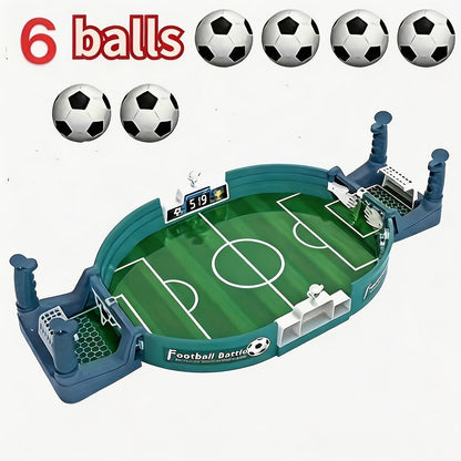Tabletop Soccer Game for Kids, Portable 2 Player Football Board Game, Parent-Child Competitive Table Football Toy
