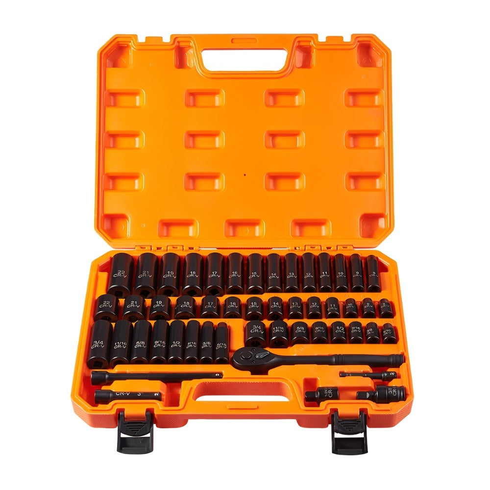 Ratchet Socket Wrench Set with Handle – 50/53/96/123/218/999PCS | 3/8" Drive CR-V Steel | Metric & Imperial Sizes | Car Maintenance