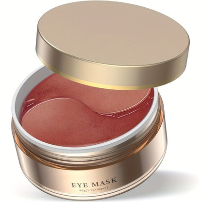 Caffeine Eye Masks with Collagen for Dark Circles & Puffiness, Under Eye Patches, Mild Formula, Unisex