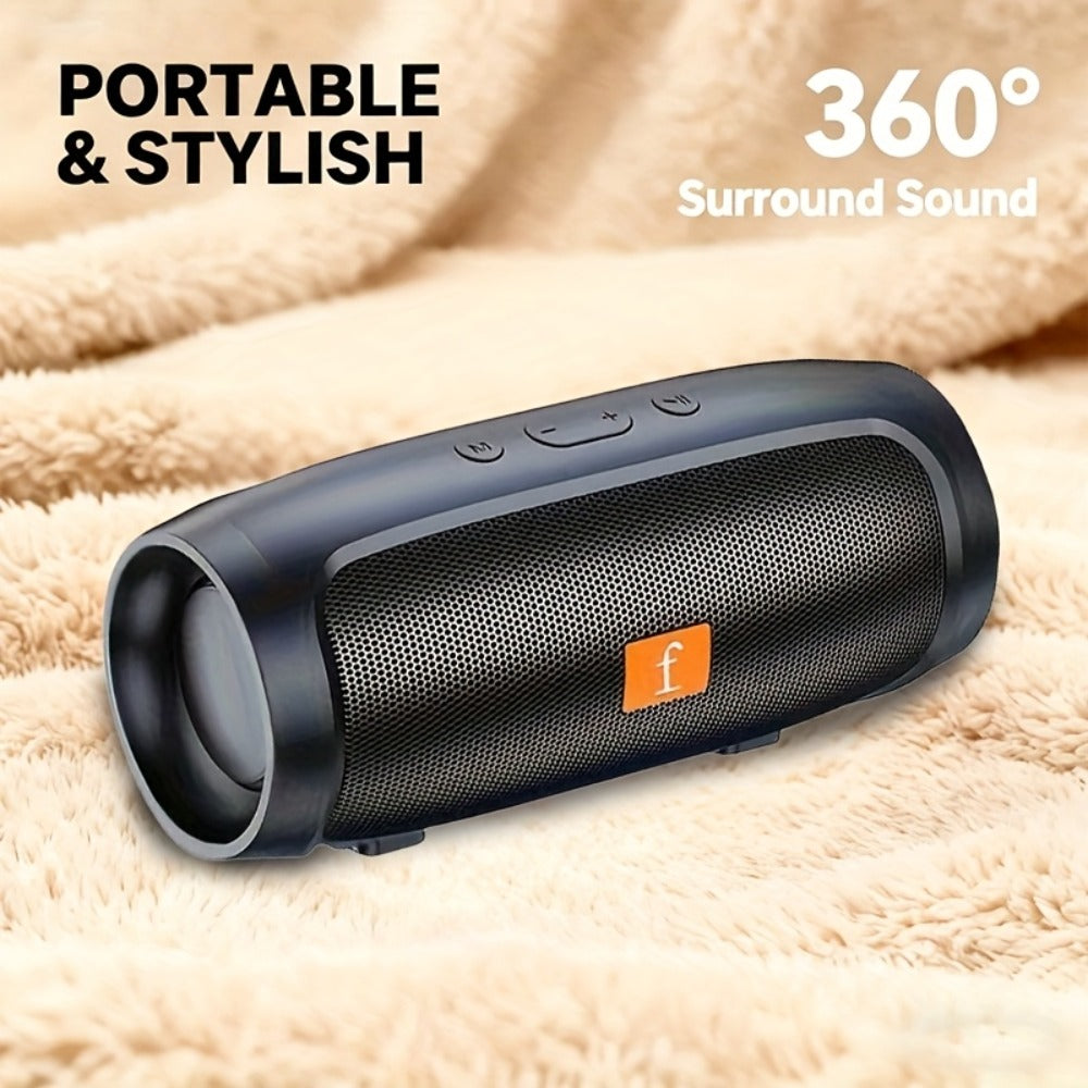Portable Bluetooth Speaker F117 with 5.2-Channel Listing, Dual Speakers, Subwoofer and RGB Lights
