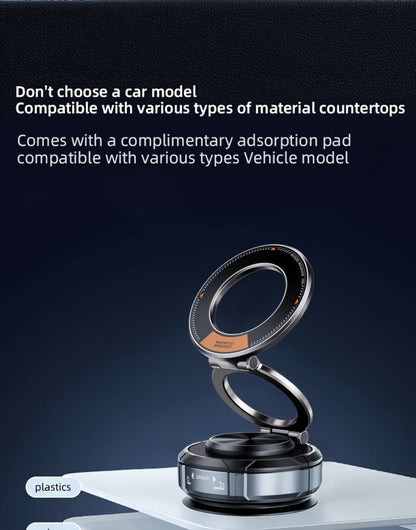 Magnetic Car Phone Holder 22 N55 Magnets 2400gf Force & 78LB Suction – 360° Adjustable Aluminum Alloy Mount with Cooling Vent Design |