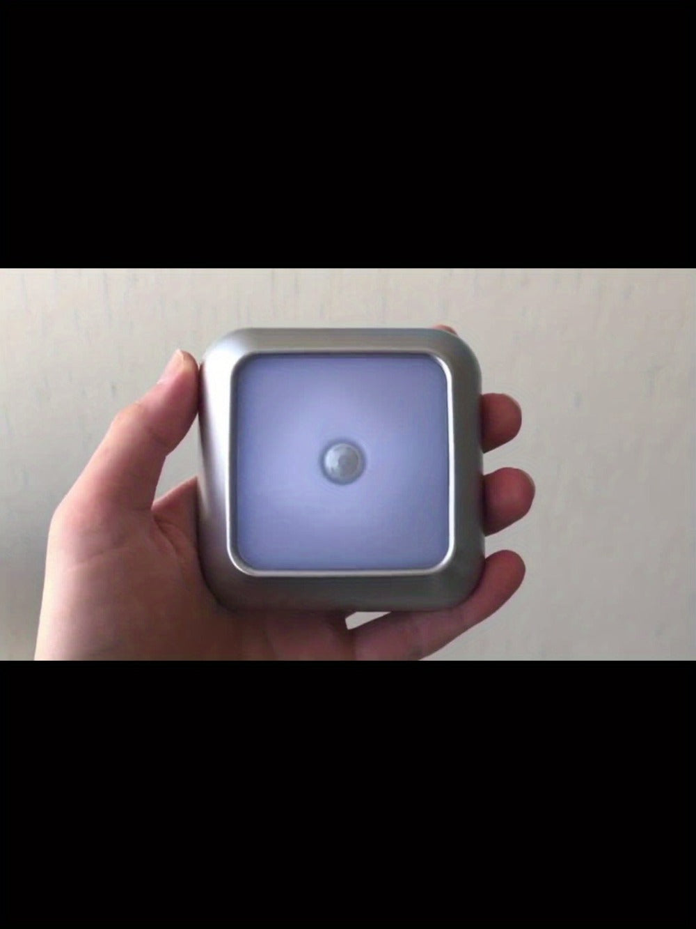 Two-Piece Square Battery Night Light Set with Motion Sensors in Cool or Warm Light Options