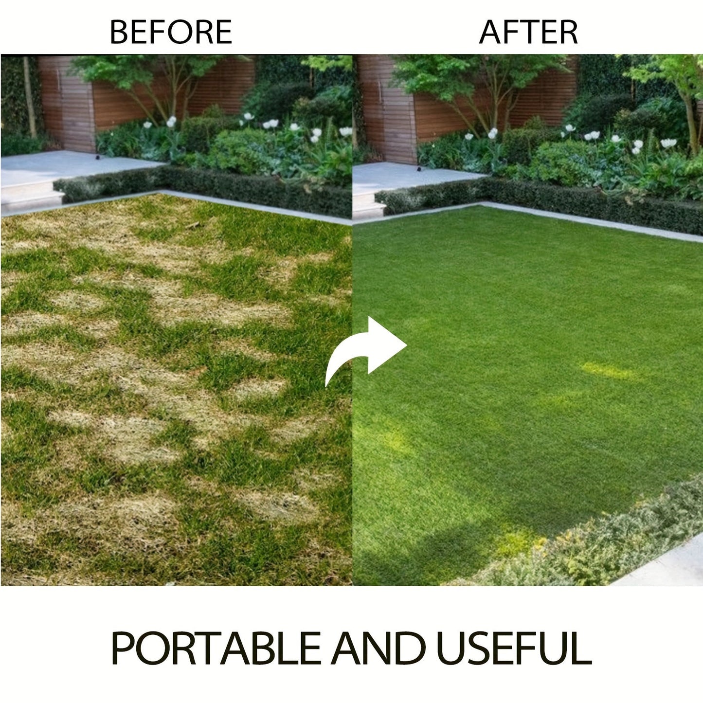 Lawn Aerator, Manual Core Aerating Tool Dethatching Compacted Soil for Garden, Patio and Yard Use