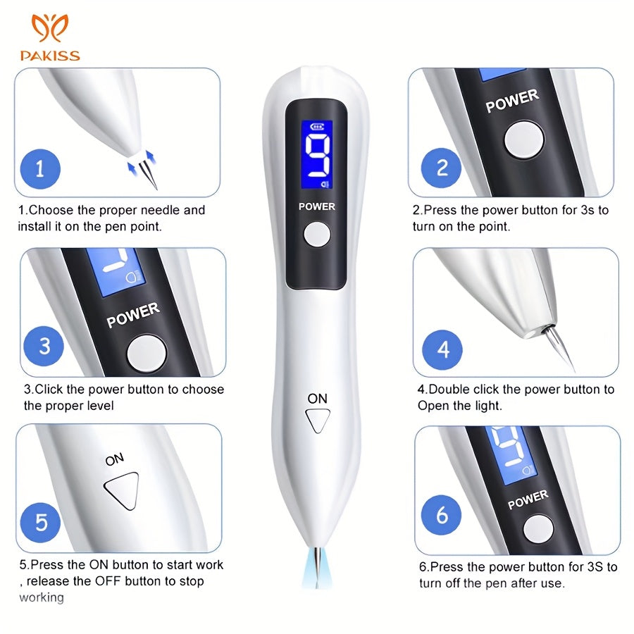IPL Hair Removal Device 9-Level Adjustable with LCD Display – USB Rechargeable Painless Electric Epilator for Women & Men