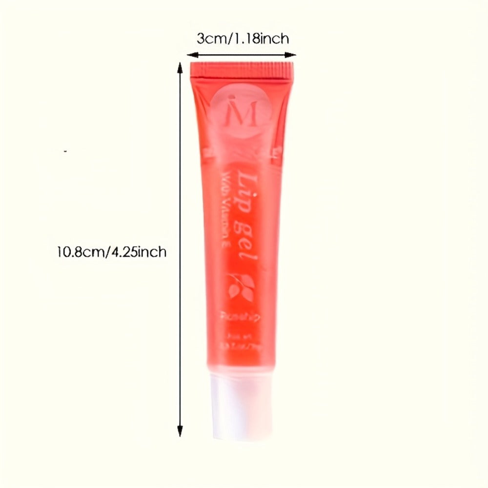 Lip Oil Set 12 Piece Clear Lip Gloss Plant Squalene Plumping with VE Rosehip Argan Mint Aloe, for Makeup, Travel and Everyday Vanity Use