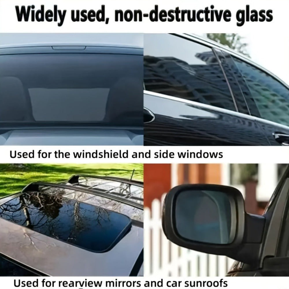 Car Glass Polishing Compound 30g – Windshield & Rearview Mirror Scratch Remover, Brightening Polish with Protective Coating for Auto Glass