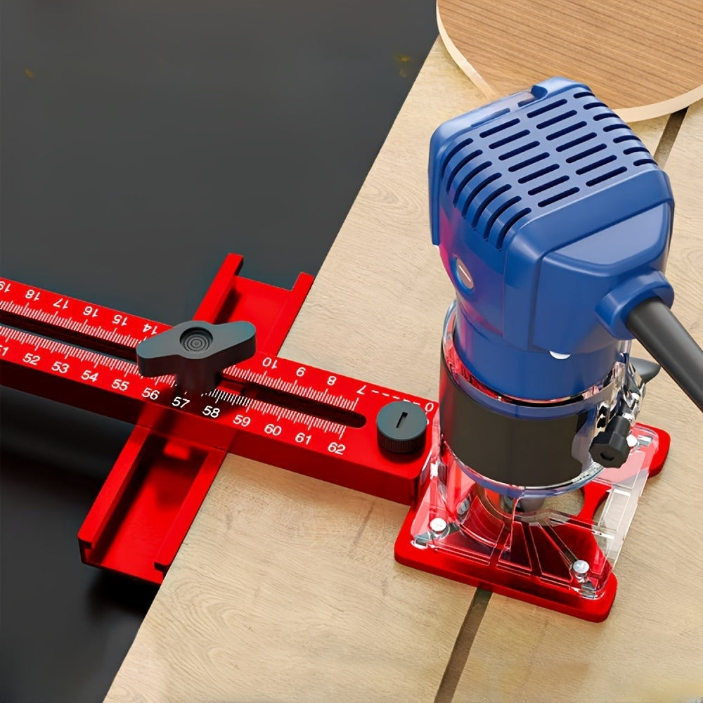 Circle Cutting Jig 3-in-1 Woodworking Router Fixture Expandable 3.54 to 24 Inch Diameter for Entryways, Bedrooms and Living Spaces