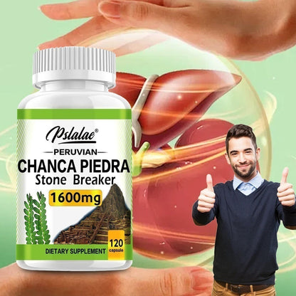 Chanca Piedra Capsules for Liver & Kidney Health, 120 Capsules Natural Urinary Tract Support Supplement