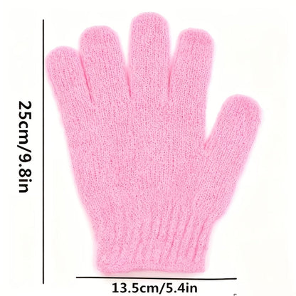 Exfoliating Shower Gloves 20 Pairs Dual-Sided Nylon Bath Scrub Mitts – Body Exfoliation, Spa Massage & Deep Cleansing Gloves for Women Men
