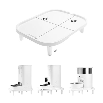 Elevated Pet Bowl Stand Compatible with PETKIT Feeder – 3 Inch Height Raising Bracket for Cats & Dogs, Reduces Neck Strain