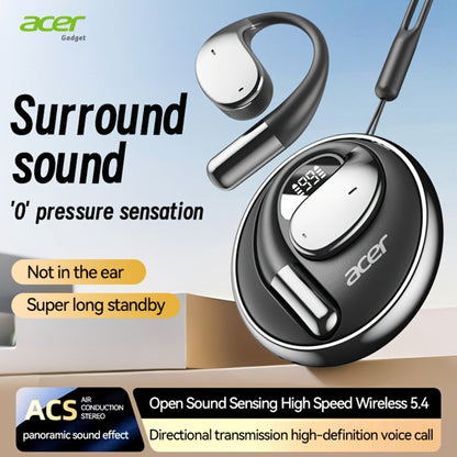 Acer TWS In-Ear Earbuds Noise Canceling Touch Control Sports Wireless Headphones Long for Bedside Audio, Alarms and Room Entertainment