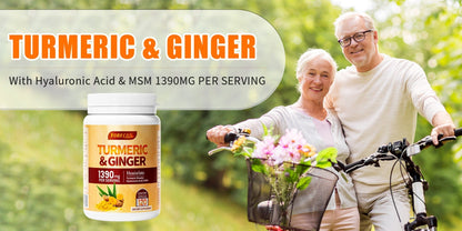 Turmeric Supplement with Black Pepper, Sports Recovery, Skin Health & Digestion Support for Women & Men