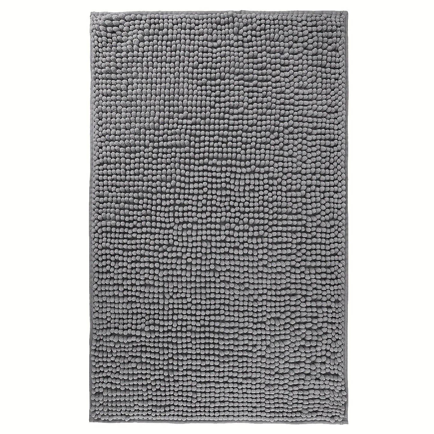 Chenille Bath Rug Extra Thick Bathroom Mat, Multiple Sizes & Colors for Entryways, Bedrooms and Living Spaces
