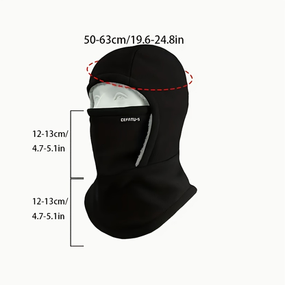 Winter Balaclava Hat with Neck Mask & Ear Protection – Windproof Face-Fit Knit Ski Mask for Men & Women, Thermal Head Cover for Cycling